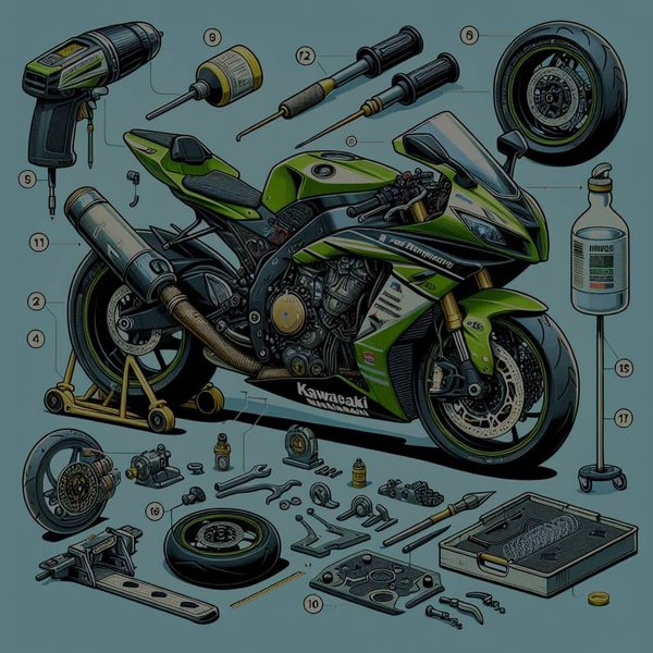 Quelles sont les étapes essentielles pour préparer une Kawasaki Ninja H2 pour la saison de course ?