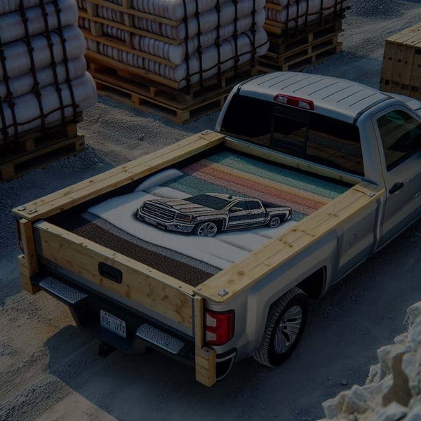 Quel type de revêtement est conseillé pour la benne d'un pick-up utilisé dans un environnement salin ?