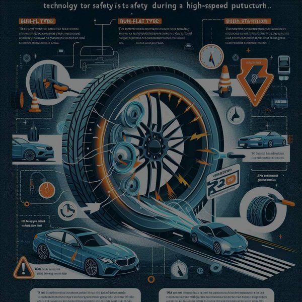 Comment la technologie des pneus run-flat contribue-t-elle à la sécurité en cas de crevaison à haute vitesse?